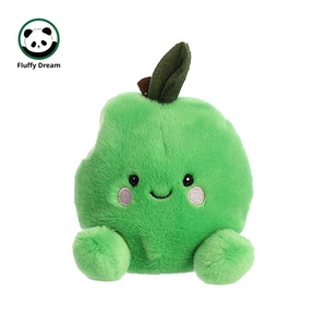 Personalizzabile simpatico cartone animato a forma di frutta giocattoli di peluche decorazione per la casa con pesca mela uva in tessuto materiale di riempimento in cotone PP - Product Image 3