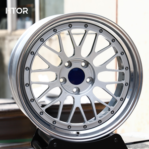 HTOR LM 2 Piece 18 19 20 21 22 23 24 Inch 5X112 5X114.3 Multi-spoke Silver Forged <strong>Wheels</strong> Rims For M2 M3 M4 F80 G80 350z 370z - Product Image 1