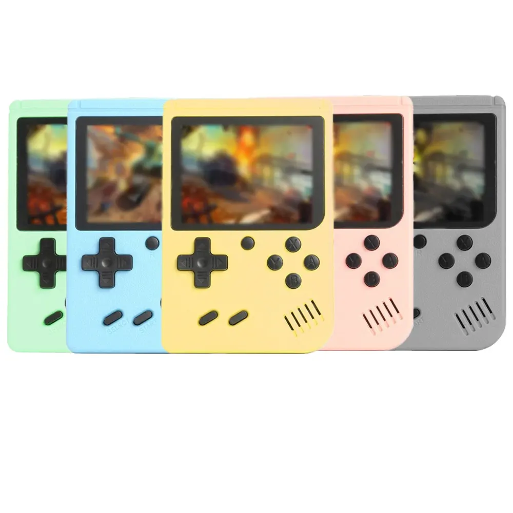 800 In 1 and 500 in 1 in option Portable Handheld Retro Video game Console can 2 Players Macaroon Color Consolas de videojuego