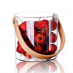 <span class=keywords><strong>2023</strong></span>, tendance ! Panier de rangement en verre pour bonbons, fruits secs, en-cas, aliments de loisirs, avec compartiment séparé, logo personnalisé - Product Image 6