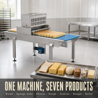Wanli Group Trancheuse à pain ultrasonique automatique à haut rendement pour la transformation des aliments aux bonbons et au nougat