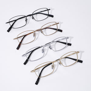 Фабрика Shenzhen, фирменная титановая оправа для очков ручной работы с легкой оптише, маленькая оправа для мужчин и женщин - Product Image 1