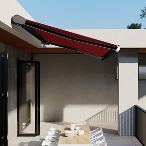 Auvent rétractable motorisé à cassette complète en alliage d'aluminium, protection anti-UV contre le soleil et la pluie, pour balcon/café, taille et couleur personnalisées - Product Image 2
