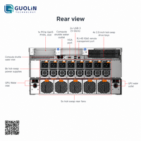 Serveur IA refroidi par liquide |   Lenovo ThinkSystem SR780a V3 |   Nœud 5U 8-GPU |   Double processeur Xeon |   1,5 To DDR5 |   Garantie d'usine de 3 ans