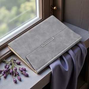 Organiseur de budget avec système à 6 anneaux, couverture en cuir PU, carnet A5/A6 en tissu pour étudiants et professionnels - Product Image 2