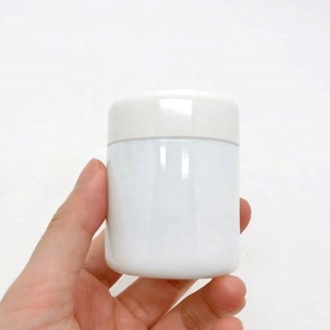 Barattoli di vetro bianco <span class=keywords><strong>con</strong></span> coperchi, 50g 50ml piccoli barattoli di vetro <span class=keywords><strong>con</strong></span> coperchi bianchi vuoti contenitori cosmetici ermetici tondo barattolo di vetro - Product Image 4
