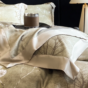 Juego de Ropa de Cama de Lujo 60S 100% Lyocell, 4 Piezas, Impresión Digital de Alta Definición, Suave como la Seda, Transpirable y Fresco - Product Image 4