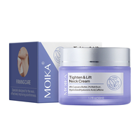 Crème raffermissante et liftante à l'acide hyaluronique Moika, réduit les rides du cou, éclaircit, hydrate, améliore le teint terne, 50 ml