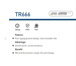 ยางรถบรรทุกแบบเรเดียลสามเหลี่ยม TR666 12.00R20 18PR - Product Image 2