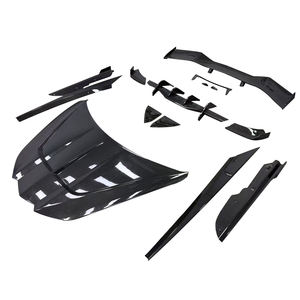 Kit de carrosserie en Fiber de carbone de haute qualité lèvre avant diffuseur arrière jupes latérales aileron arrière pour <span class=keywords><strong>Chevrolet</strong></span> Corvette C8 - Product Image 2