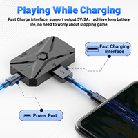 Adaptador de Teclado y Ratón Inalámbrico Gamwing M1 Pro BT para Juegos Móviles en Teléfonos/Tabletas Android con Función de Apuntar y Disparar