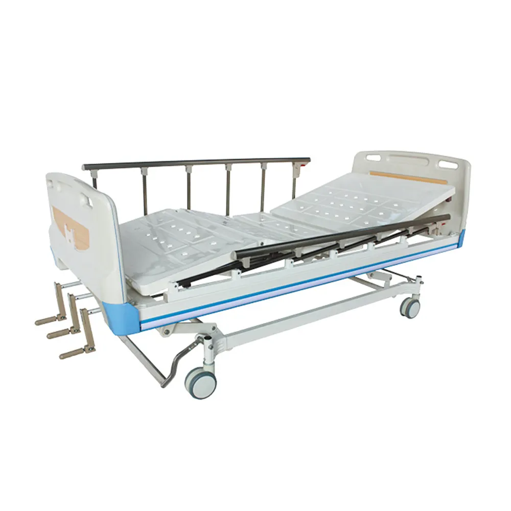 Sofá mecânico manual de emergência bariaétrica, cama de sofá hidráulica de hospital plano com barra de macaco a preço da china