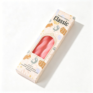 Bougies coniques à motif de fil ondulé, bougies spirales européennes colorées, décoration créative pour Noël, les fêtes et l'ambiance de la maison - Product Image 4