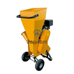 JAMFAM 15hp Skidder Máquinas Florestais 3 Point Drum Professional Wood Chipper Rebocável Jardim Shredder