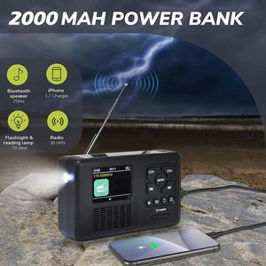 Usine En Plein Air Portable D'urgence Solaire Alimenté Dynamo Lampe De Poche Manivelle Usb <span class=keywords><strong>Mp3</strong></span> Am Fm <span class=keywords><strong>Dab</strong></span> Radios - Product Image 3