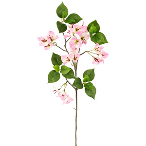 Artificial Bougainvillea Plant <b>Light</b> Pink White Green <b>Leaves</b> High Simulation Indoor Decor Wedding Decoration Single Piece - Product Image 5