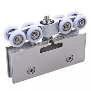 Rail de porte coulissante en acier inoxydable à 8 roulettes pour salon - Product Image 2