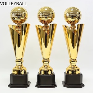 Trofeo in Metallo Dorato con Sfera in Cima (Calcio/Pallacanestro/Pallavolo), Coppa Premio per Campionati Sportivi, Trofeo Personalizzabile per Leghe - Product Image 4