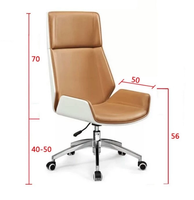 Chaises de visiteur de meubles de bureau en cuir de qualité de fabricant de Shenzhen