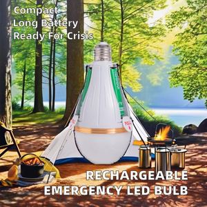 Lampes LED d'urgence portables avec fonction de charge de batterie rechargeable et ampoule - Product Image 3