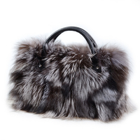 Sac à main en fourrure portable MWFur, nouveau sac en fourrure de renard d'hiver, sac à main pour femmes, pochette