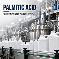 Acide Palmitique Acide Hexadécanoïque Pureté 99% Acide Gras Tensioactif Matière Première Détergente CAS 57-10-3 Pancheng Fine Materials