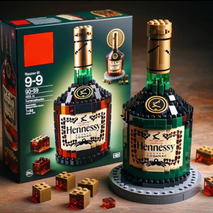 Jizai Sáng Tạo Mô Phỏng Whiskey Chai Xây Dựng Khối Thiết Lập Lắp Ráp Đồ Chơi Cho Bộ Sưu Tập - Product Image 6