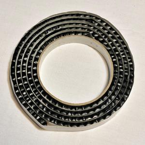 แผ่นกั้นกระจกอะลูมิเนียมแบบโค้งงอได้ สีดำ ผลิตจากบิวทิล สำหรับกระจกกลวง อุปกรณ์เสริมสำหรับกระจกฉนวนประตูและหน้าต่าง - Product Image 4