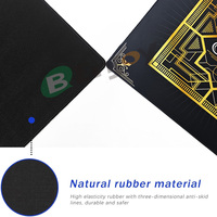 Tapis de Mahjong Personnalisé avec Logo OEM 32,5x32,5 Pouces en Néoprène Caoutchouc – Échantillon Gratuit pour Tables de Mahjong, Casino, Poker et Jeux de Société