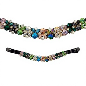 Base en cuir DD personnalisable Arena Glass Crystal avec boucle à clous et grip en caoutchouc intégré Full Cob - Product Image 1