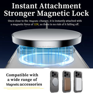 Жесткий Чехол для мобильного телефона с прозрачной сублимационной прозрачной задней частью, модный брендовый Магнитный чехол для iPhone 15 16 17 Pro - Product Image 5