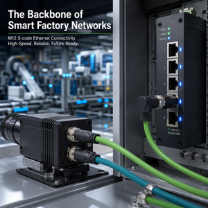 <span class=keywords><strong>Cable</strong></span> Ethernet Industrial M12 con Codificación X de 8 Pines a RJ45 Cat6A, Cableado con Doble Blindaje SSTP de 10 Gbps para Cámara GigE Vision - Product Image 6