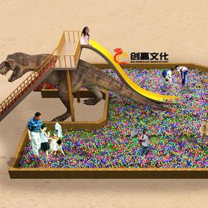 Parc d'attractions, aire de jeux extérieure, toboggan en plastique - Product Image 6