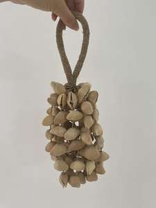 Carillons éoliens en coquilles de graines de Panji, Ju Ju, Kenari, instruments de percussion naturels à base de fruits, accessoires - Product Image 4