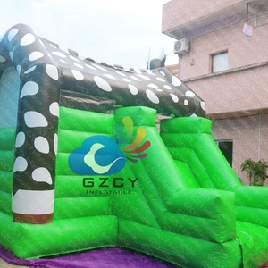 Château <span class=keywords><strong>gonflable</strong></span> ferme animale avec toit, aire de jeux pour enfants et tout-petits, usage commercial - Product Image 3