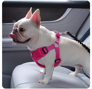 Label pribadi tersedia kustom Harness anjing dipasang di mobil dengan tanpa lipatan untuk mencegah kabel lepas pasang anjing - Product Image 3