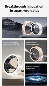 Anillo Inteligente V6 de Lujo, Monitor de Actividad Física, Sueño y Salud, Contador de Pasos, Calorías, Reloj Despertador, Resistente al Agua IP68, Android, para Damas - Product Image 6