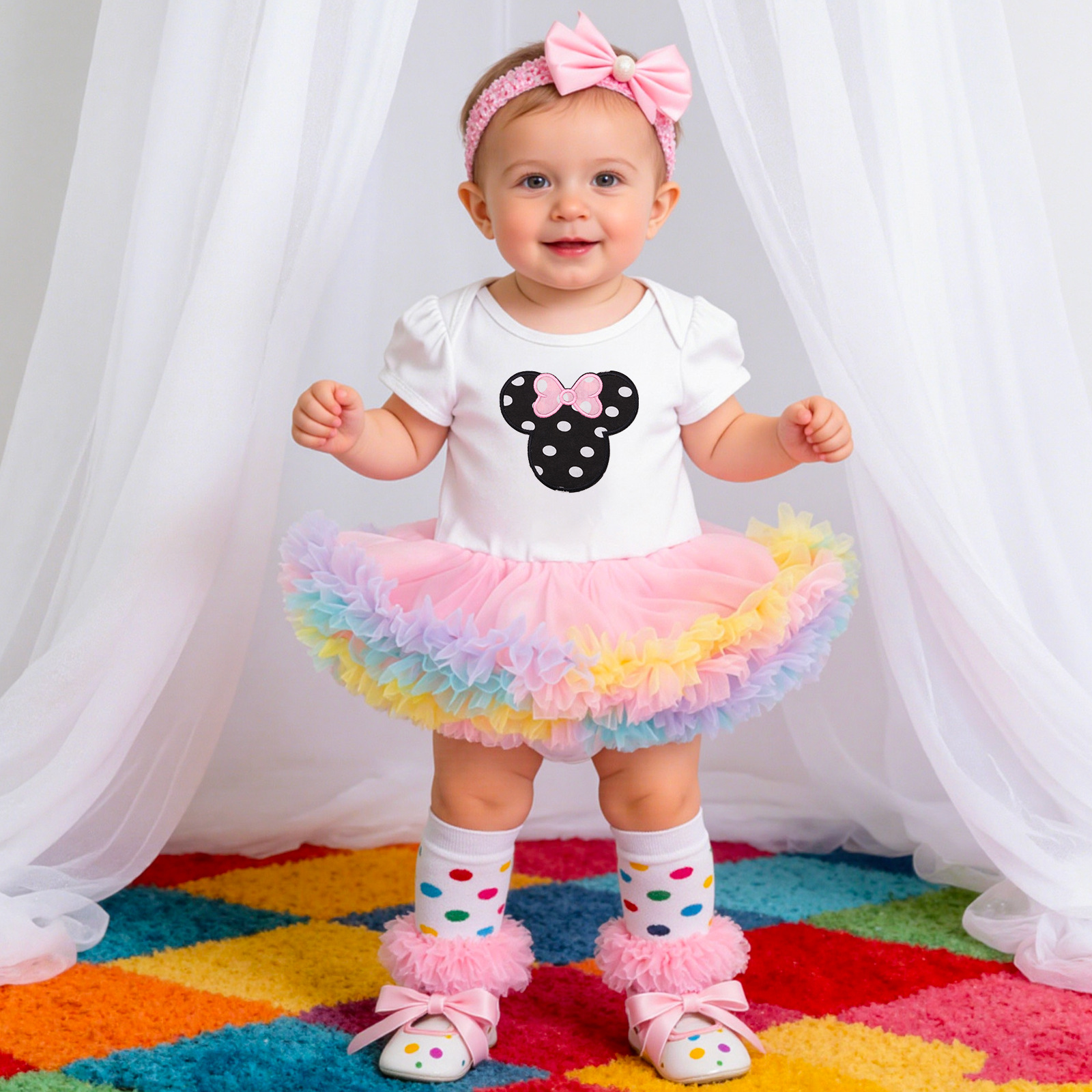 Set da 4 pezzi Miqi in stile cartone animato