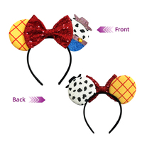 2025 dessin animé souris oreille arc bandeau enfants Cosplay Sequin cheveux accessoires parfait pour les filles et les femmes Festival cadeaux
