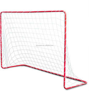 Portería de Fútbol Plegable y Portátil de 6' x 4', Marco de Acero Galvanizado con Recubrimiento en Polvo para Prácticas y Entrenamientos en Interiores/Exteriores - Product Image 1