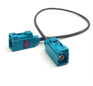 Dây cáp nối dài kết nối ô tô SMB-KK, đầu nối kép cái FAKRA-Z, tùy chỉnh nhà máy, dùng cho hệ thống dẫn đường - Product Image 1