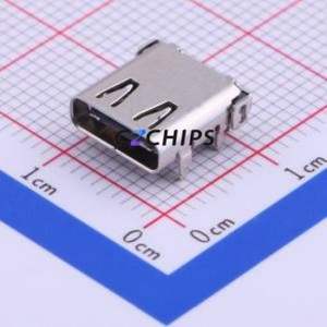 USB-306A-B-SU USB Connector SMD Connector ( Connector Type: Type-C )( Gender: Female )( Mounting Type: Horizontal Mount ) - Product Image 1