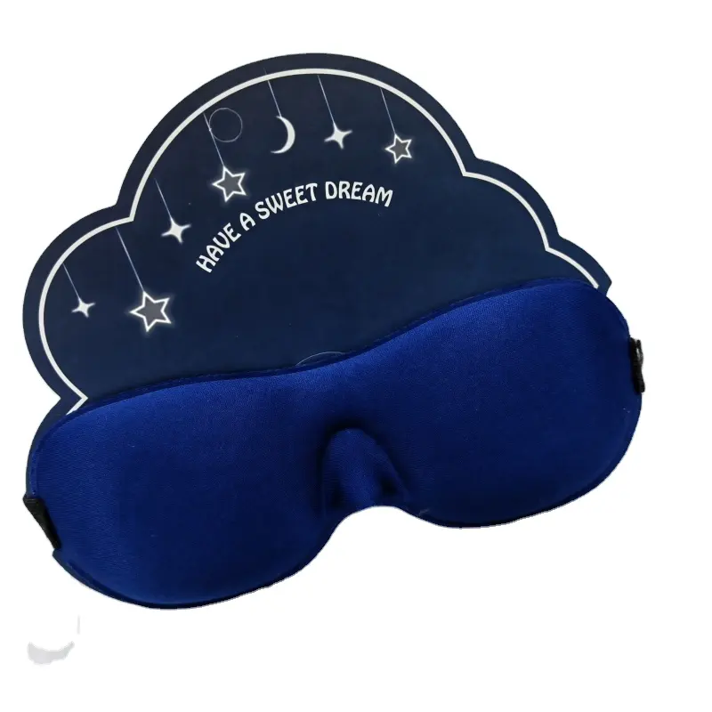 3D 도매 제조 업체 사용자 정의 인쇄 로고 여행 가중 수면 마스크 눈가리개 아이 마스크 야간 수면 마스크