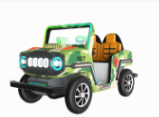 ไฟเบอร์กลาส ไฟ LED ในร่ม แบตเตอรี่ตะกั่วกรด สำหรับรถเด็ก 4 ล้อ รถเด็กออฟโรด รถต่อสู้ ของเล่นเด็ก - Product Image 5