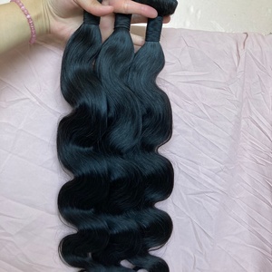 Extensiones de Cabello con Ondas Suaves # 2 Colores de Cabello # 27 Paquetes de Cabello Rubio Miel # Extensiones de Cabello Humano 100% en 4 Colores, Doble Trama a Máquina - Product Image 3