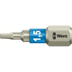 WERA - 05071074001 Brocas hexagonales de acero inoxidable (paquete múltiple)-INSERTOS EAN 4013288111234 PARA BROCAS DE ATORNILLADO - Product Image 1