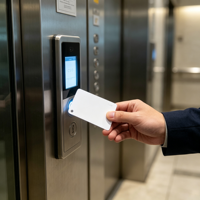 Carte d'accès NFC haute fréquence personnalisée pour le contrôle d'accès autorisé et l'identification sans contact