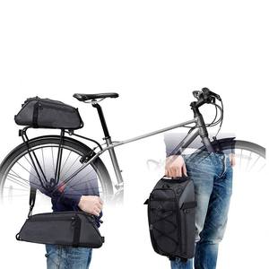 Bolsa de Bicicleta Impermeable de Diseño Personalizado de Fábrica, Bolsa de Transporte para Asiento Trasero con Asa para Ciclismo de Montaña, para Viajes - Product Image 5