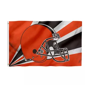 Vente en gros de haute qualité vente chaude 3 * 5ft tous les drapeaux de l'équipe NFL 32 USA NFL Kansas City Chiefs Philadelphia Eagles drapeau nfl personnalisé