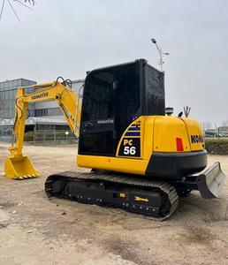 Mini-excavatrice Komatsu PC56 d'occasion d'origine japonaise, certifiée CE, excavatrice compacte sur chenilles pour livraison mondiale - Product Image 2